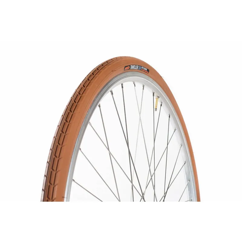 Cubierta CST Traveller Cross 28x1 5/8 x 1 3/8 aro rígido marrón