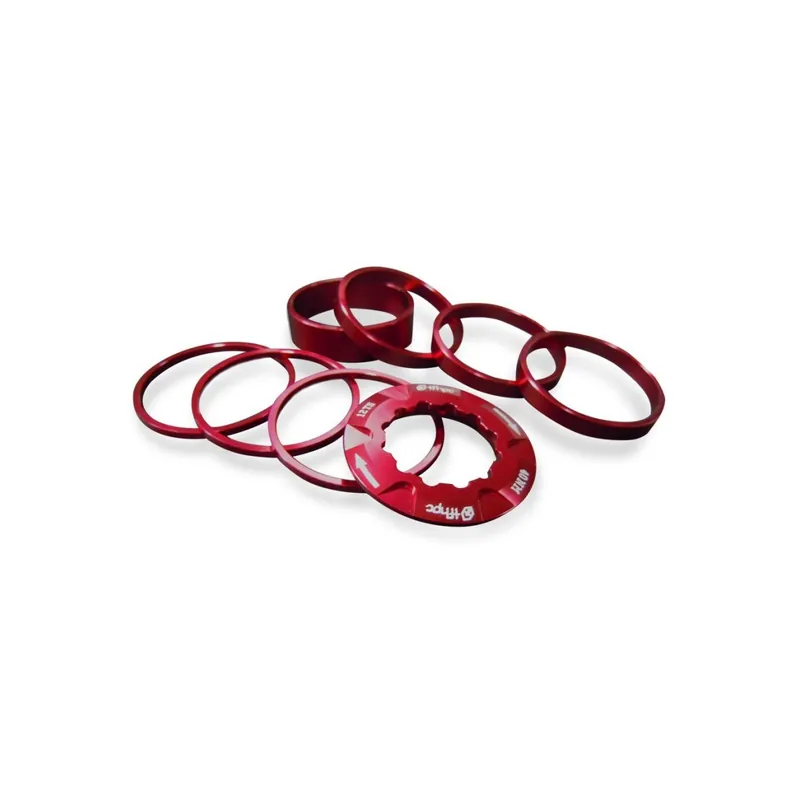 Kit de espaciadores TFHPC para SINGLESPEED con anillo de bloqueo