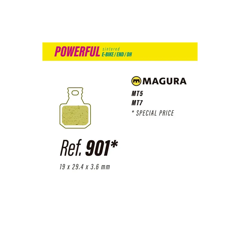 Pastillas de freno Less Powerful Magura MT5 y MT7