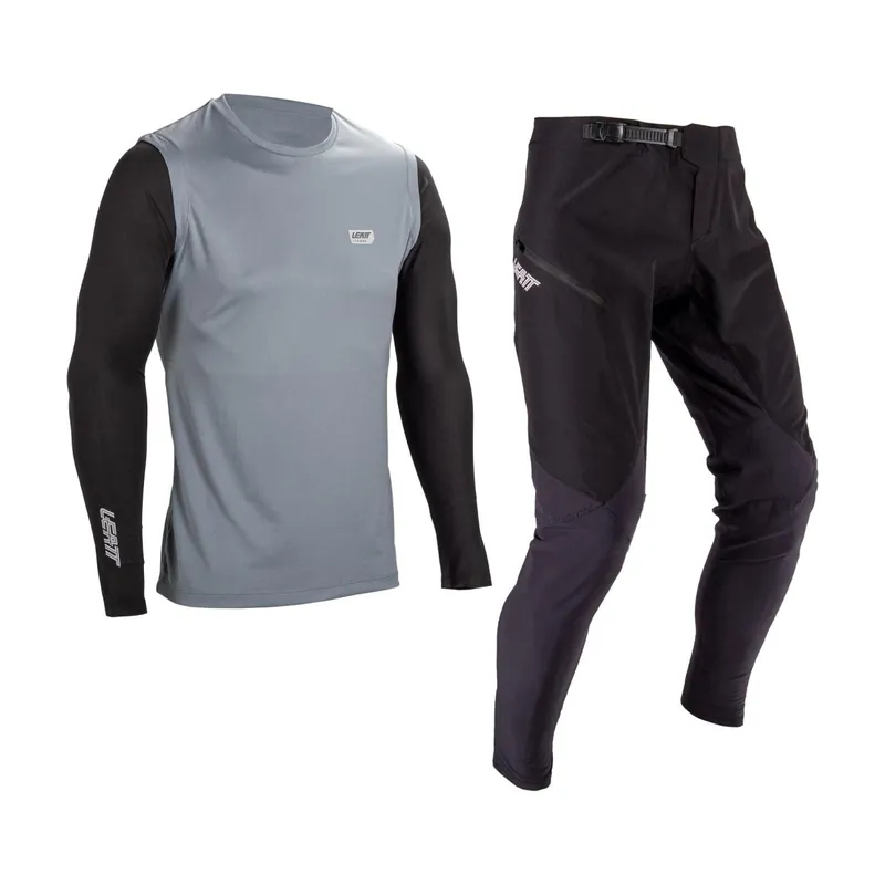 Kit Leatt MTB 1.0 Ride Camiseta manga larga + pantalón largo Enduro