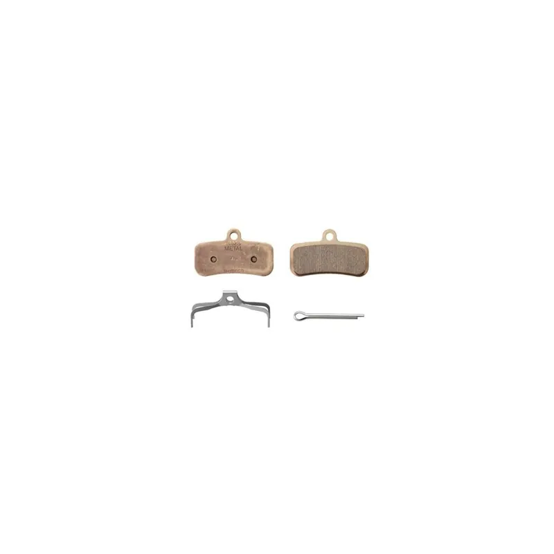 Pastillas freno Shimano metalicas D02S-MX 4 pistones Saint / Zee / Deore / XT