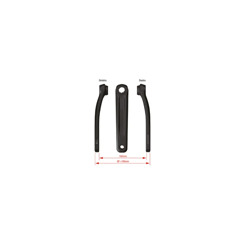 Bielas FSA CK-320/IS 155 mm para eBike – Bosch y Yamaha