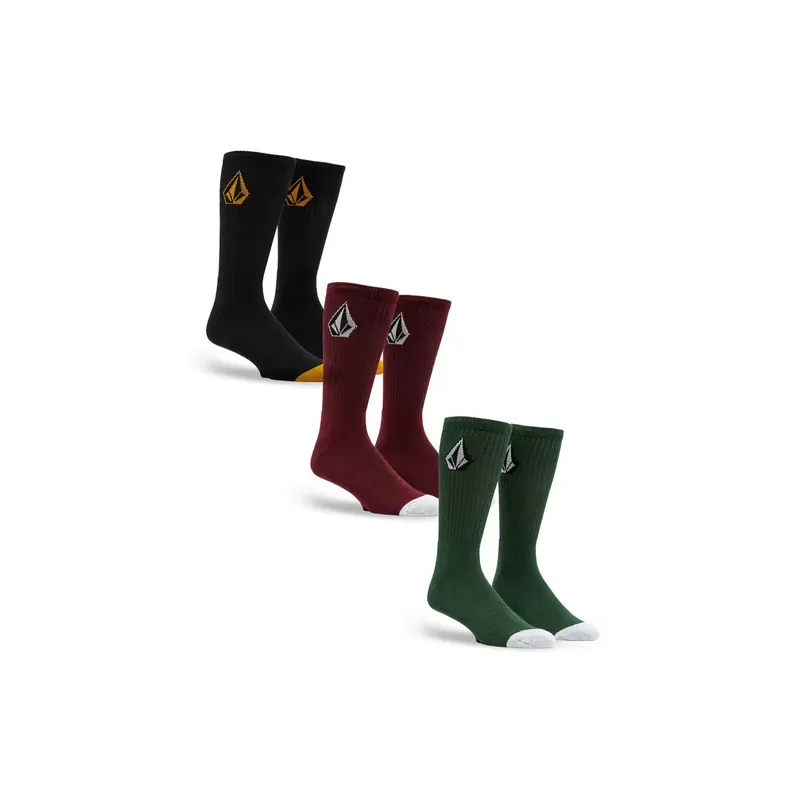 Pack 3 calcetines Volcom Full Stone MIX