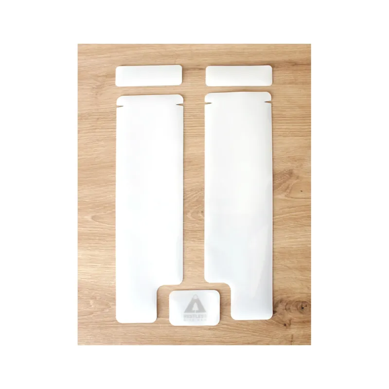 Vinilo protector de horquilla XL Restless Bike transparente Brillante