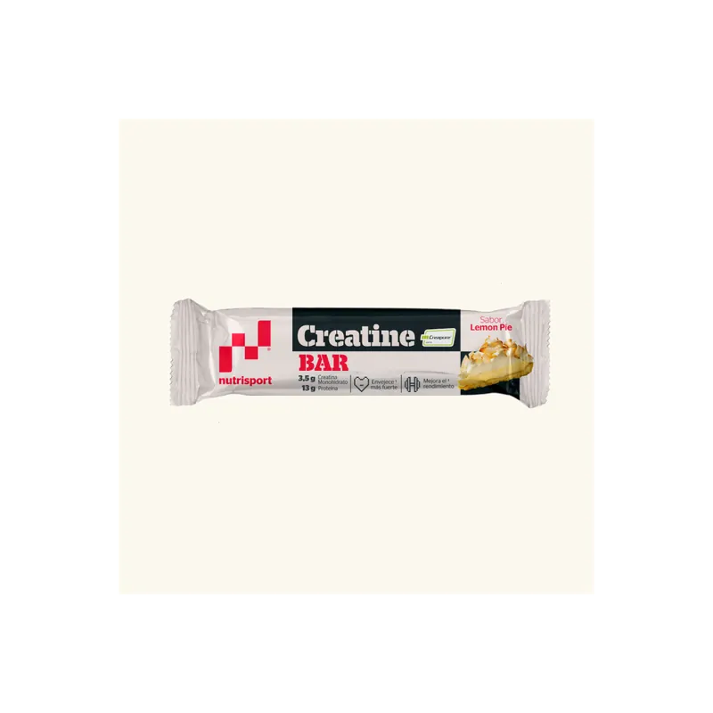 Barrita Nutrisport Creatina Creapure Lemon Pie | Energía y proteína