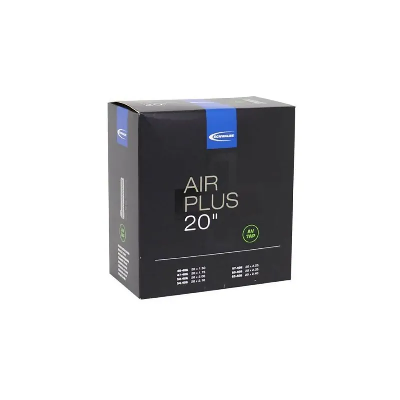 Cámara Schwalbe Air Plus AV7L-AP 20x2.10-3.00 Schrader 40 mm