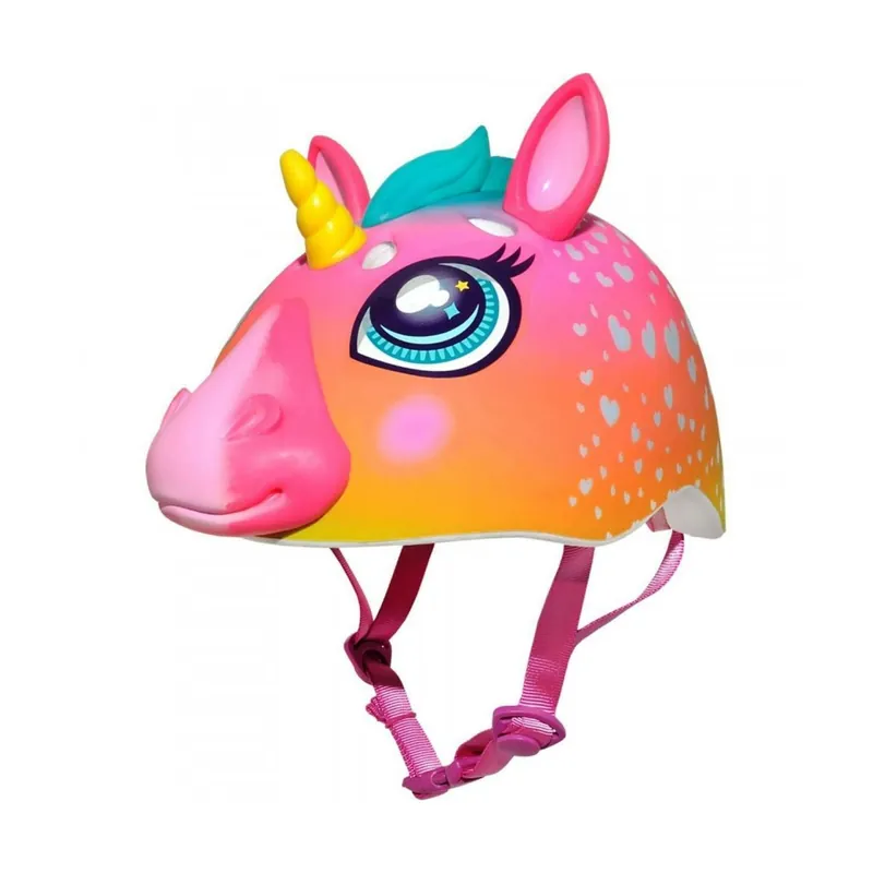 Casco Infantil Raskullz Unicornio Rosa XS 48-52 cm
