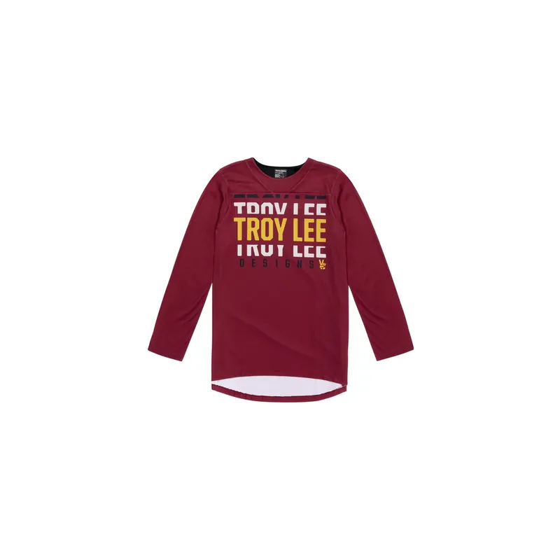 Camiseta manga larga Troy Lee Ruckus 3/4 Jersey Spun Oxblood – Talla M