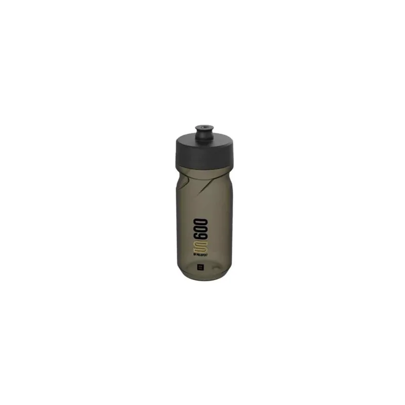 Bidón Polisport SCREW-ON 600ml. Negro translúcido