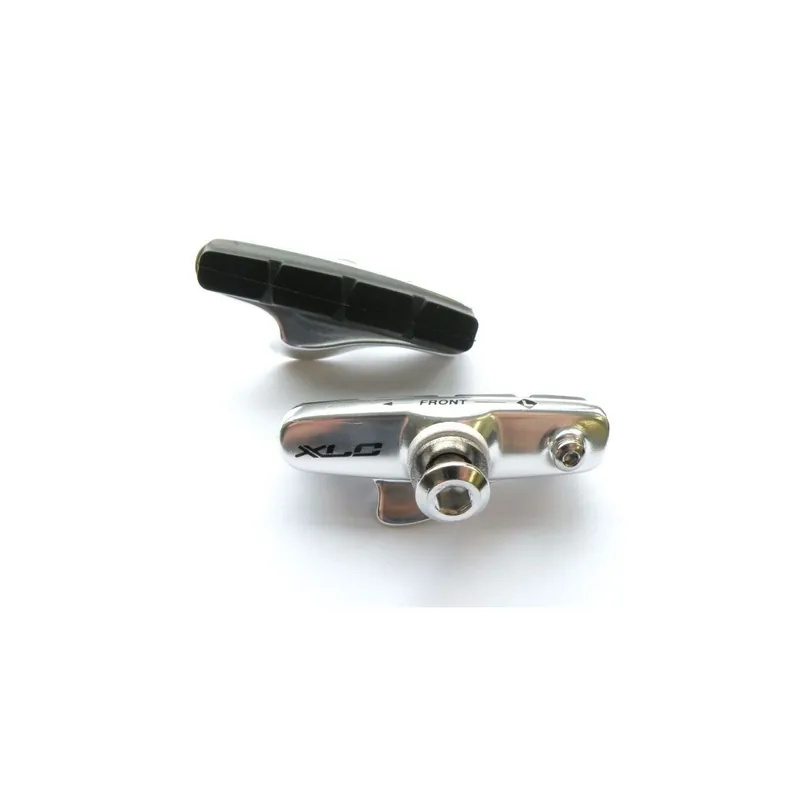 Zapatas XLC Cartridge Road BS-R02 Set 4 Unidades 55 mm Negro/Plata