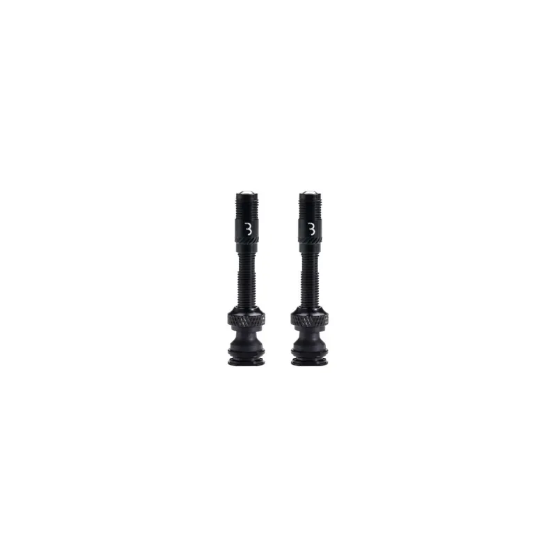 Válvulas Tubeless BBB AL CoreCap 40 mm Negras