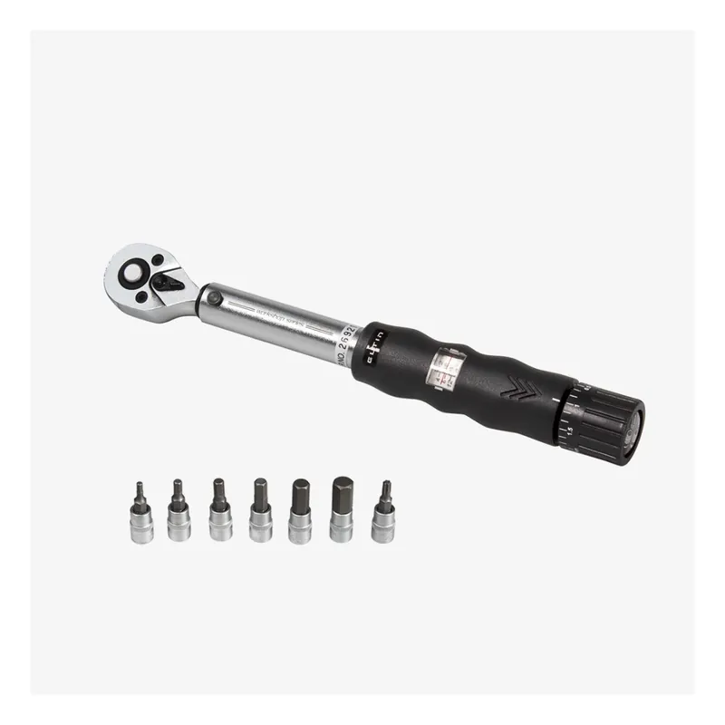 Llave Dinamométrica 1/4" 2-14 Nm para Bicicleta con Bits