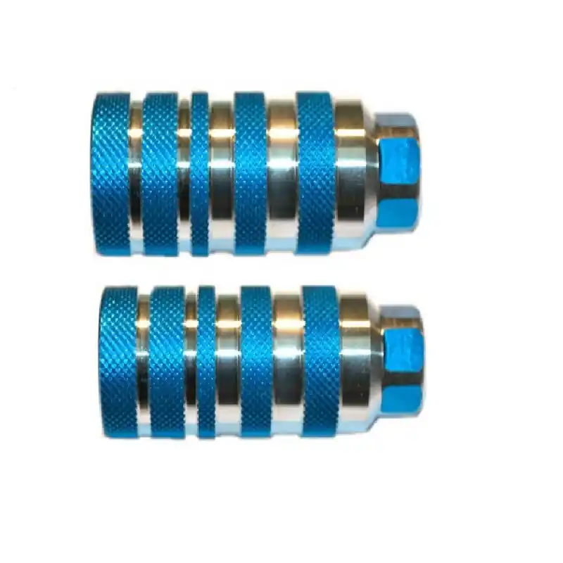 POSAPIES ALUMINIO EN AZUL/PLATA DE 38X110MM
