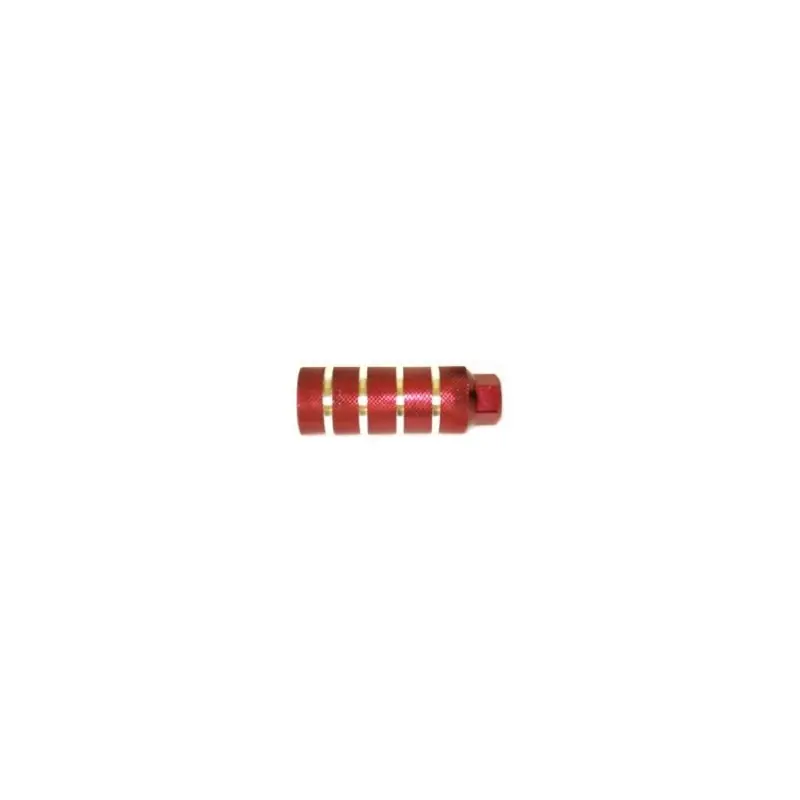 POSAPIES ALUMINIO 38MMX110 ROSCA M14 EN ROJO
