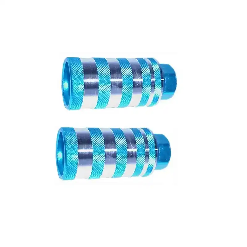 POSAPIES DE ALUMINIO EN AZUL,50X110MM