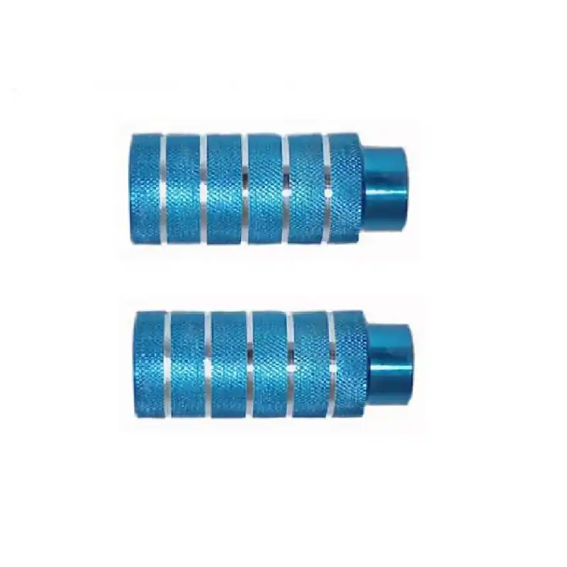 PAR POSAPIES ALUMINIO AZUL,38X110MM