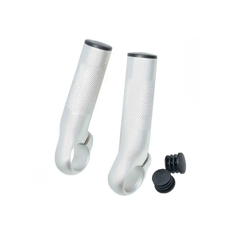 PROTESIS MANILLAR ALUMINIO PLATA L:90MM