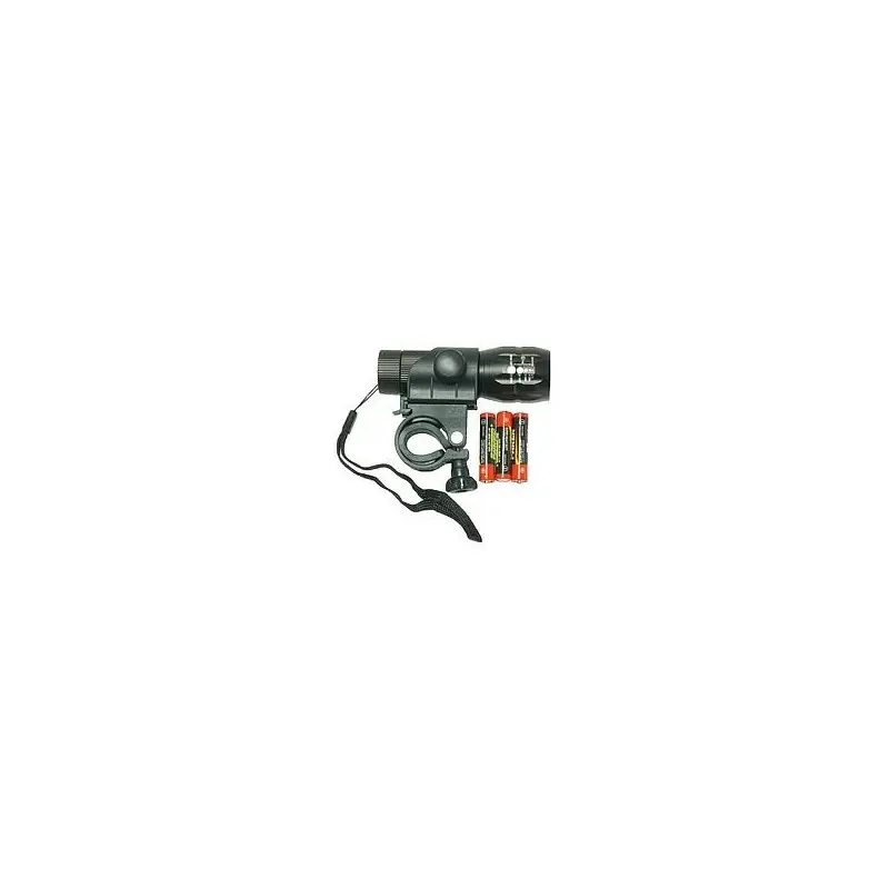 LUZ DELANTERA "CREE-LED" DE ALUMINIO EN NEGRO