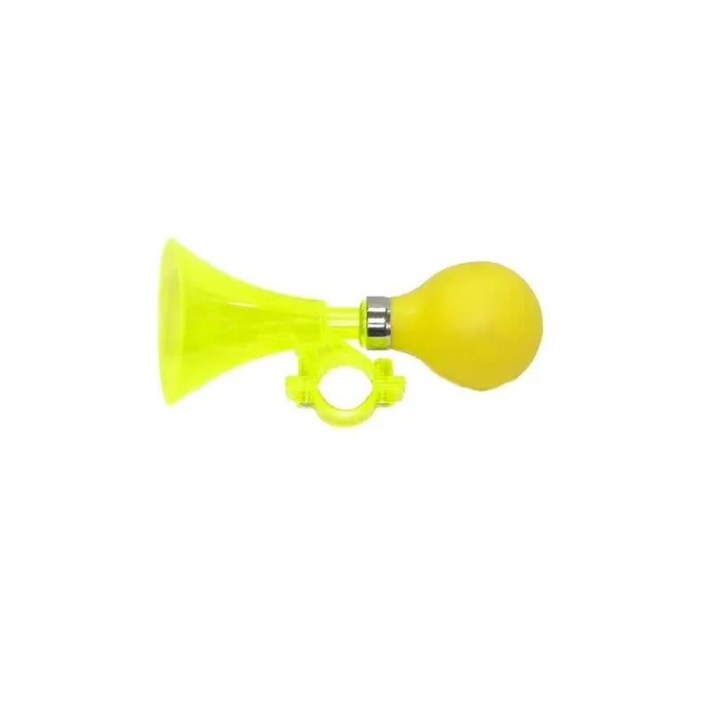 BOCINA PLASTICO TRANSPARENTE EN AMARILLO