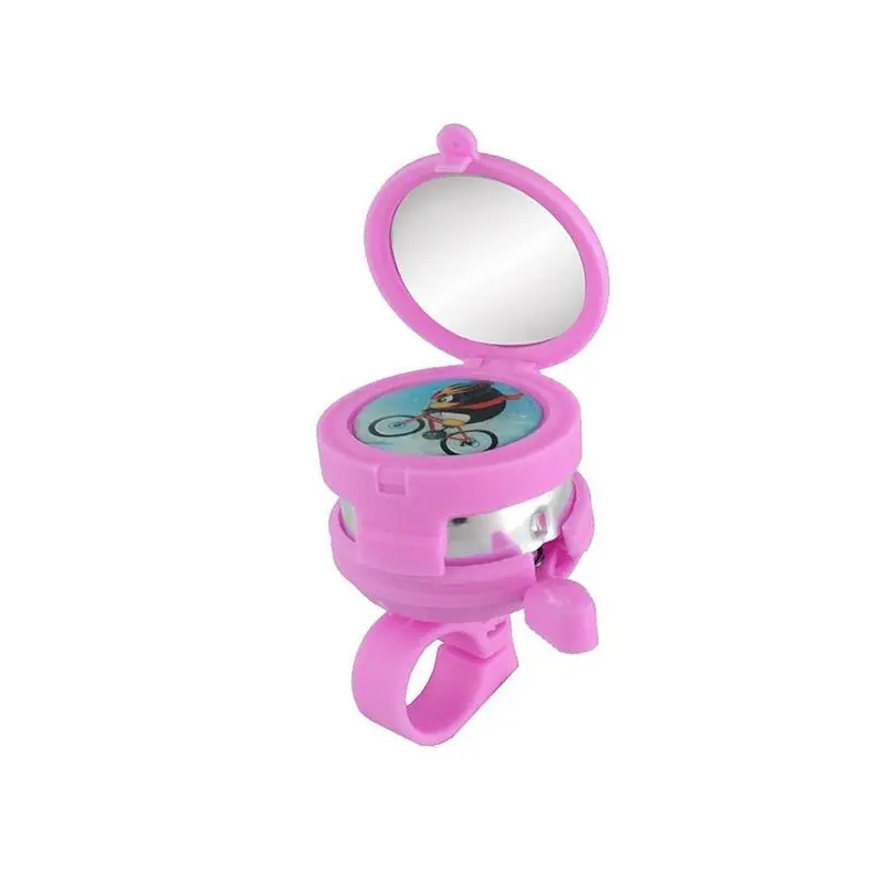 TIMBRE CON ESPEJO,ROSA CON ANIMACION