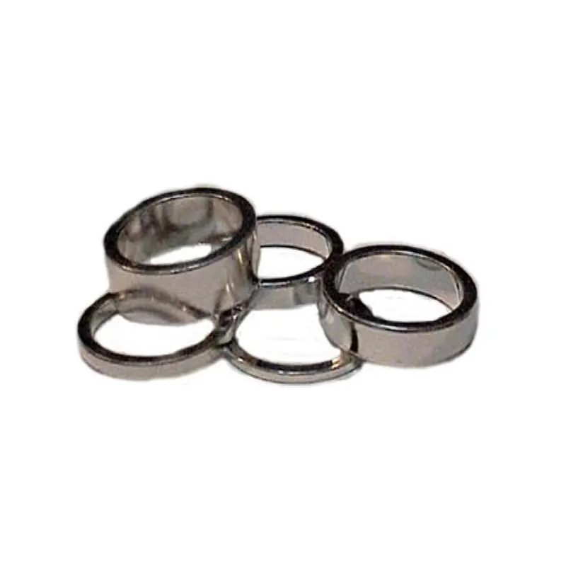 ESPACIADOR DIRECCION ALUMINIO 28.6MM-2MM PLATA