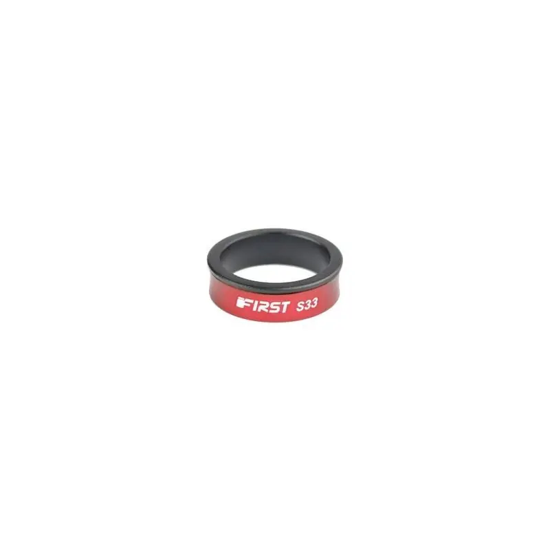 ESPACIADOR DE DIRECCION 1-1/8".28.6 MM, 10 MM EN ROJO