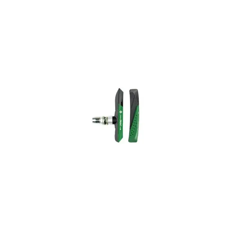 ZAPATAS DE FRENO VERDE/NEGRO (MTB959VC.BB)