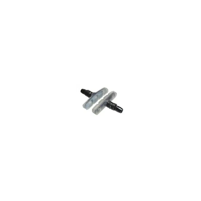 PAR ZAPATAS CON TORNILLO, "ALLONGA" AZUL/TRANSPARENTE