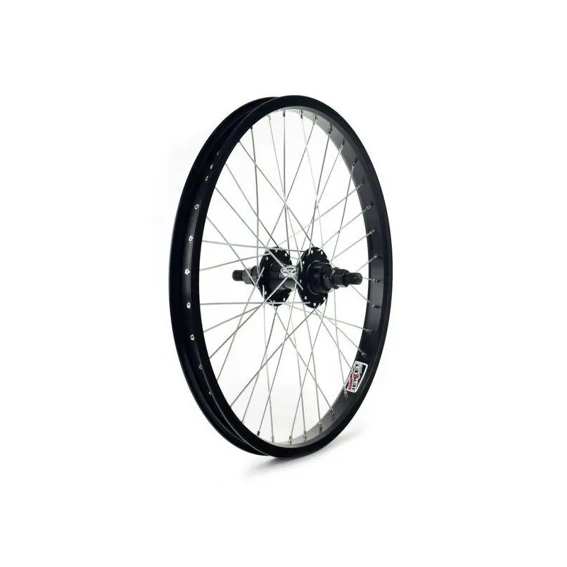 RUEDA BMX TRASERA 36 RADIOS ALUMINIO EJE M14