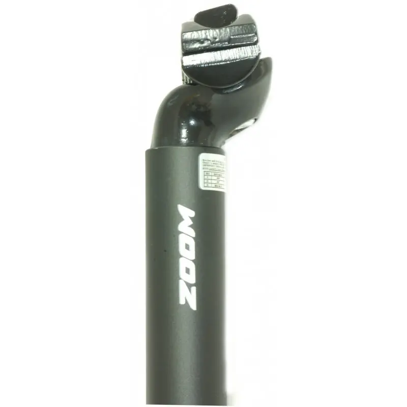 TIJA SILLIN "ZOOM" ALUMINIO 31.6 MM X 35O NEGRO