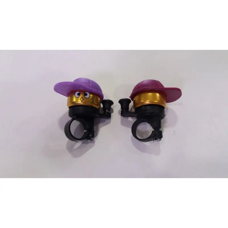 TIMBRE POR GOLPE PARA BICICLETA CON GORRO ROJO