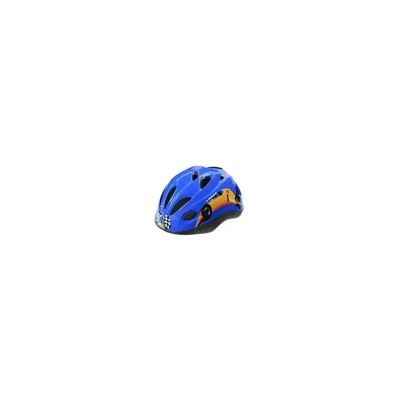 CASCO INFANTIL AZUL CON DIBUJOS