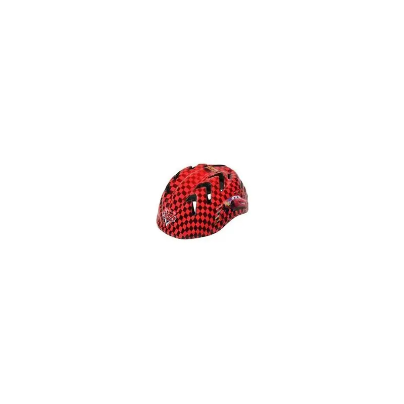 CASCO INFANTIL ROJO/NEGRO MODELO "CARS"