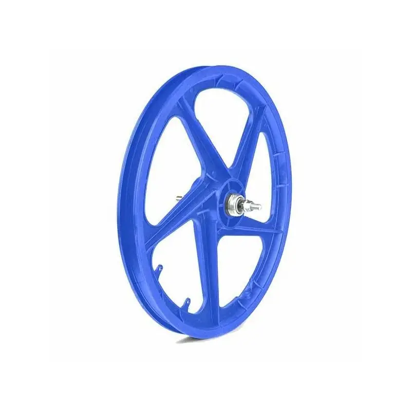 RUEDA TRASERA PLASTICO BMX, AZUL