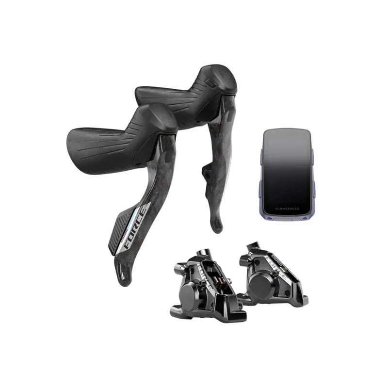 Kit Upgrade Sram Force E-TAP AXS Manetas + Hammerhead Karoo