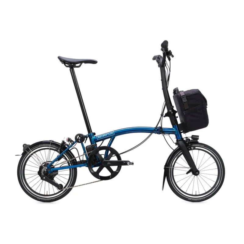 Bicicleta Brompton Electric P-Line e-Motiq 4V Manillar High Lacquer 2026