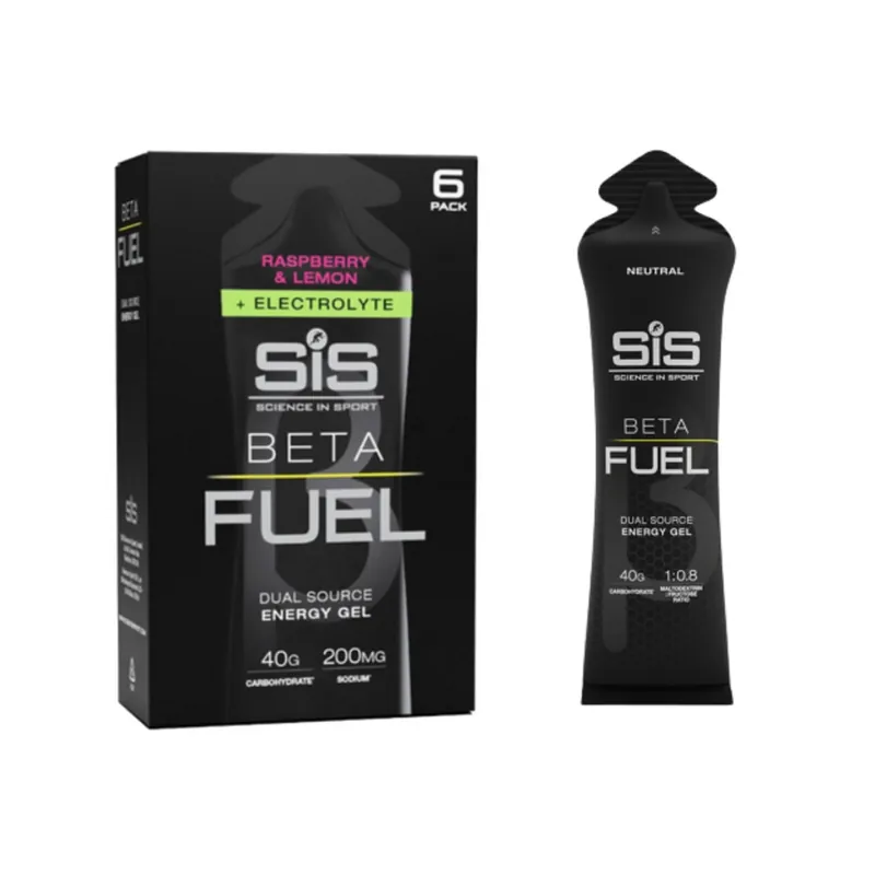 Pack Gel SIS Beta Fuel Neutro (6 Geles)