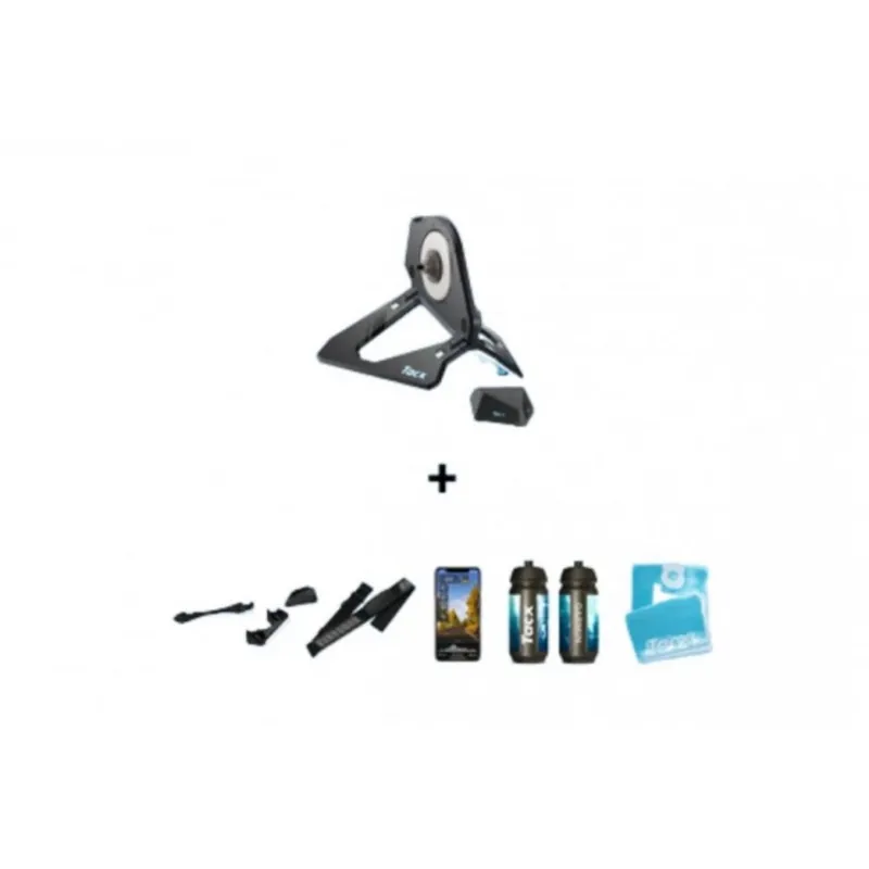 Pack Rodillo Tacx Neo 2 T Smart + HRM Dual+ Bidon+Toalla+ Plataformas