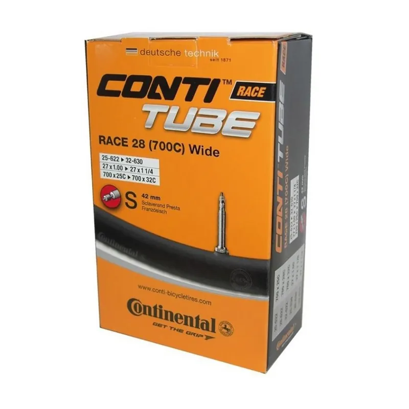 Camara Continental Race Wide 700 Presta 42mm