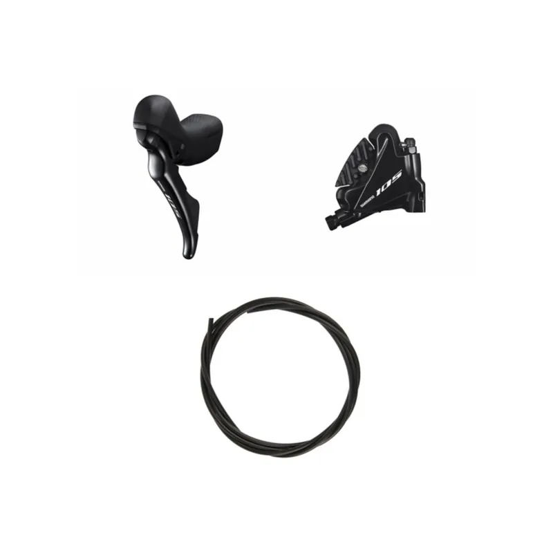 Kit Freno Disco Shimano 105 Del. ST-R7020+BR-R7070+Latig.