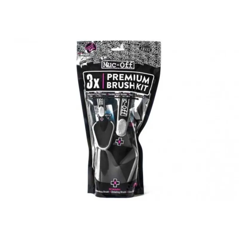 Set 3 Cepillos Muc-Off Premium Brush Kit