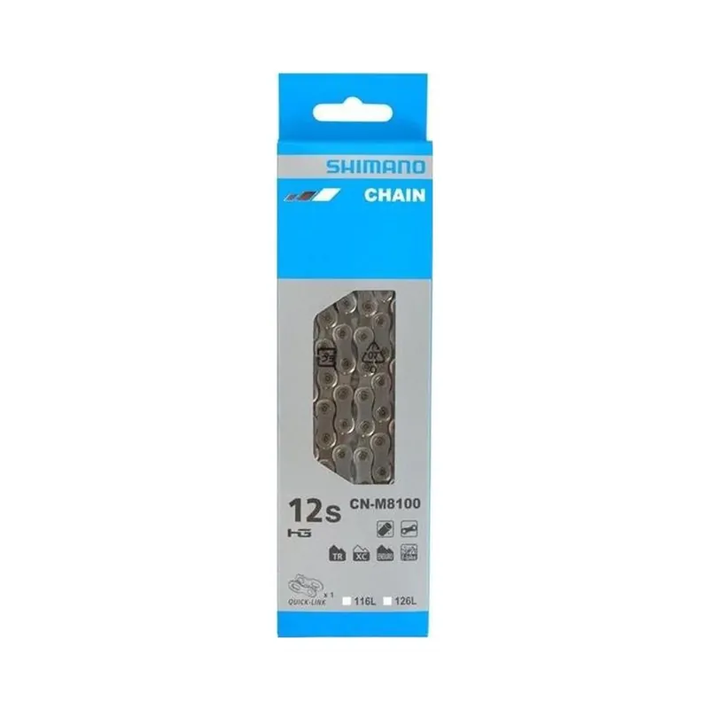 Cadena Shimano CN-M8100 126 eslabones +QL 12v.