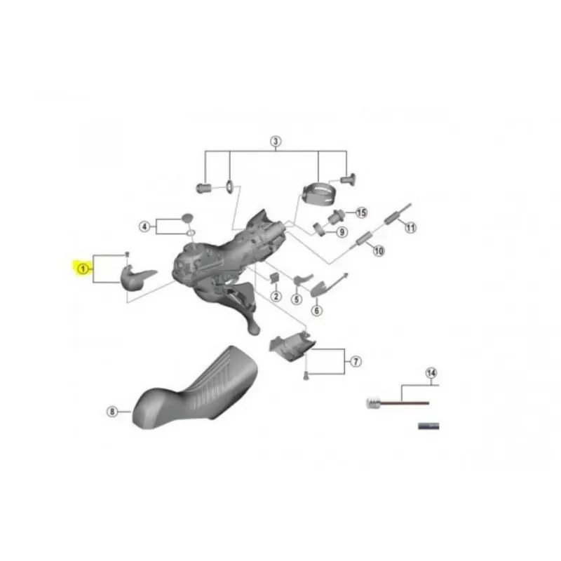 Embellecedor Maneta Shimano Dr. +Tor. ST-R8020