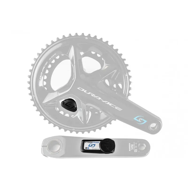 Plato biela Stages Power LR - Shimano Dura-Ace R9200 - 172.5mm