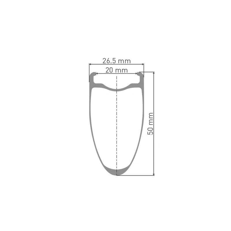 Rueda trasera DT Swiss ARC 1400 Dicut® Carbon 50 Disc CL 700