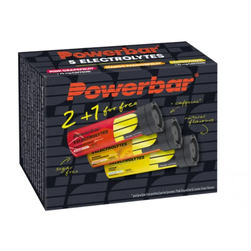 Electrolitos Powerbar Multipack Tubo PowerBar 5 Electrolitos (2+1 gratis)