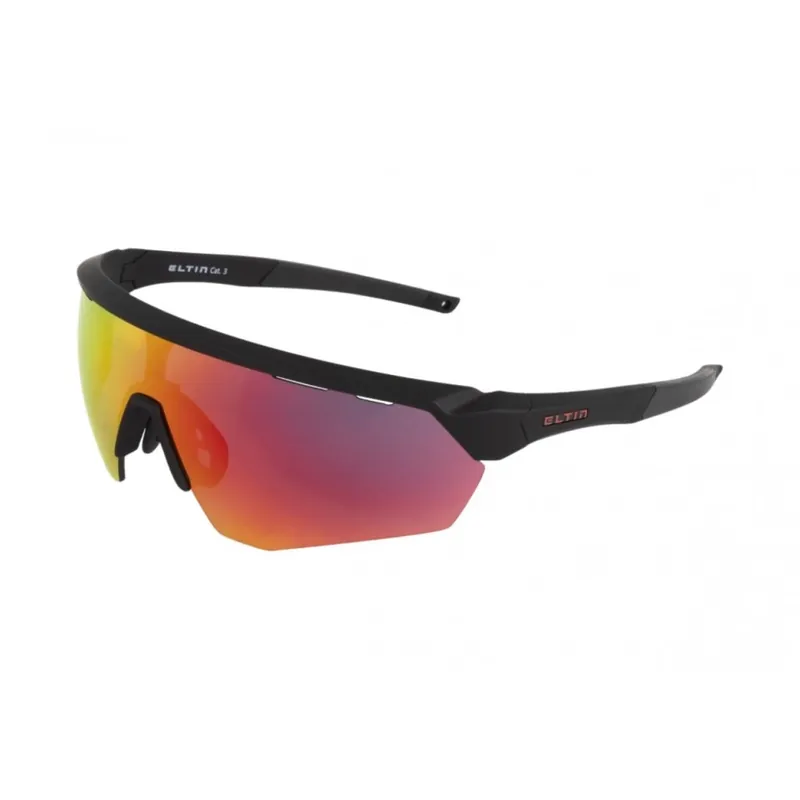 Gafas Eltin Killer Negro Mate/Rojo