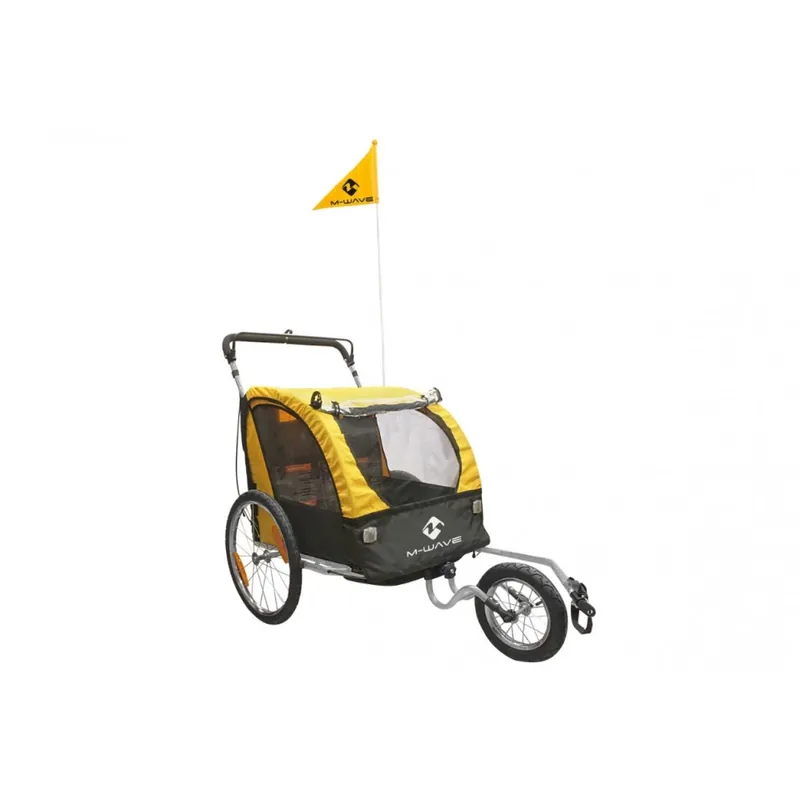 Remolque M-WAVE Stalwart Kid 3in1 niños/equipaje/footing