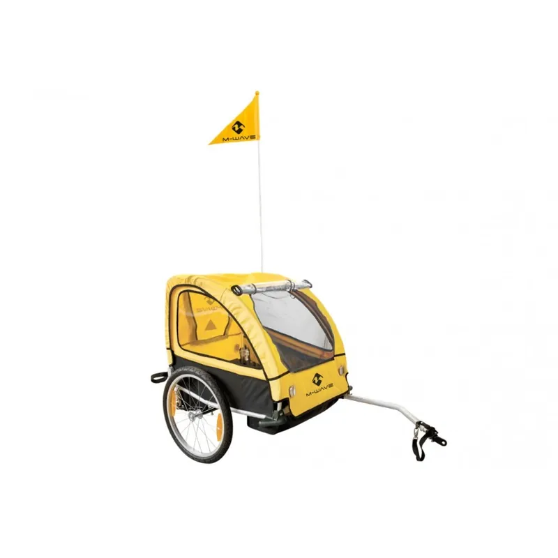 Remolque M-WAVE Stalwart Kid 2 Ninos/Equipaje Bicicleta