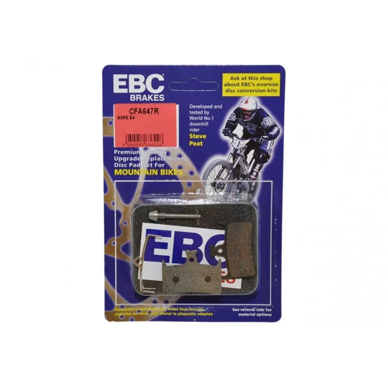 Pastillas Disco EBC Hope E4 Rojas CFA647R
